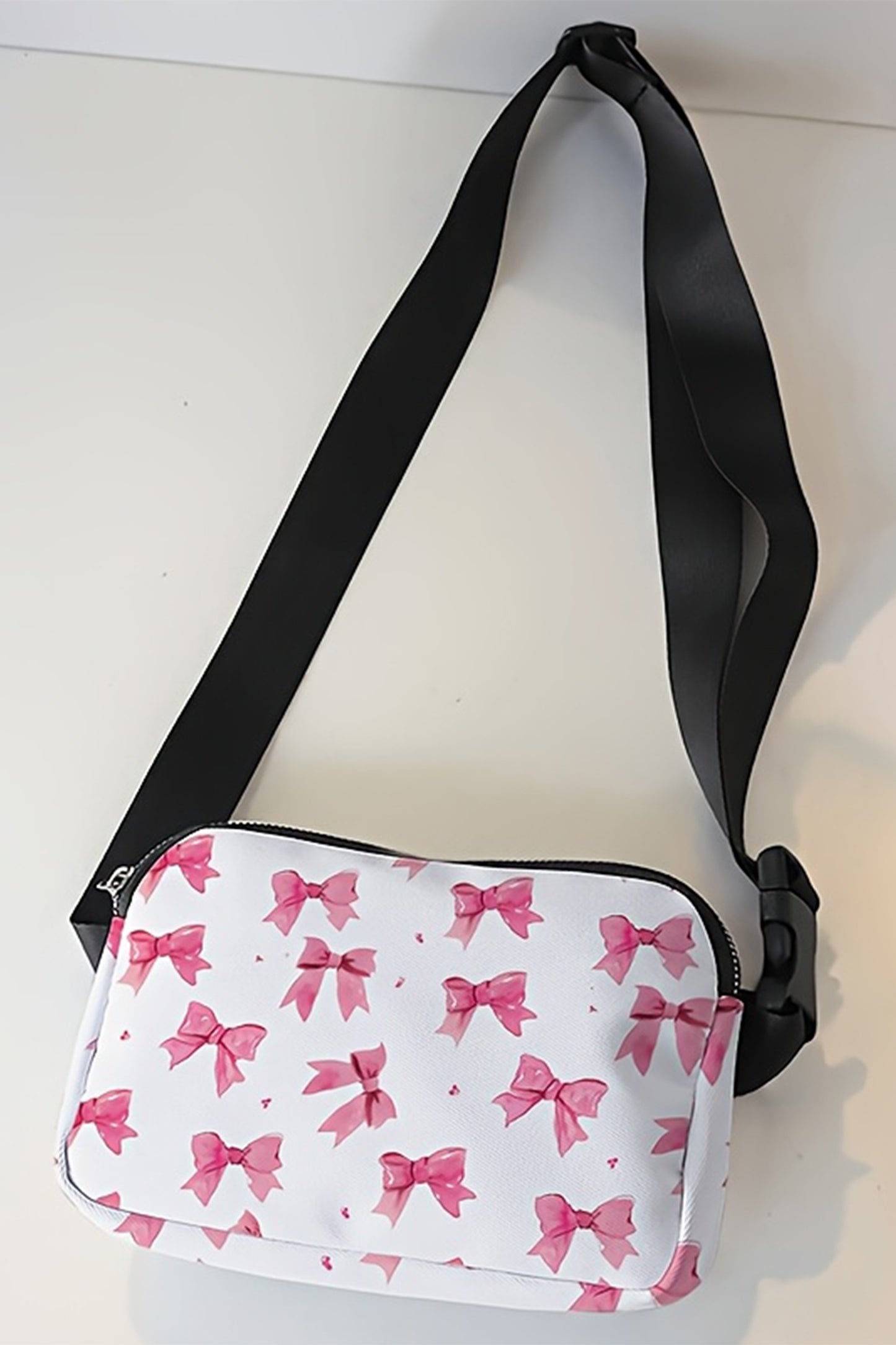 Bonbon Valentines Day Printed Canvas Crossbody Bag