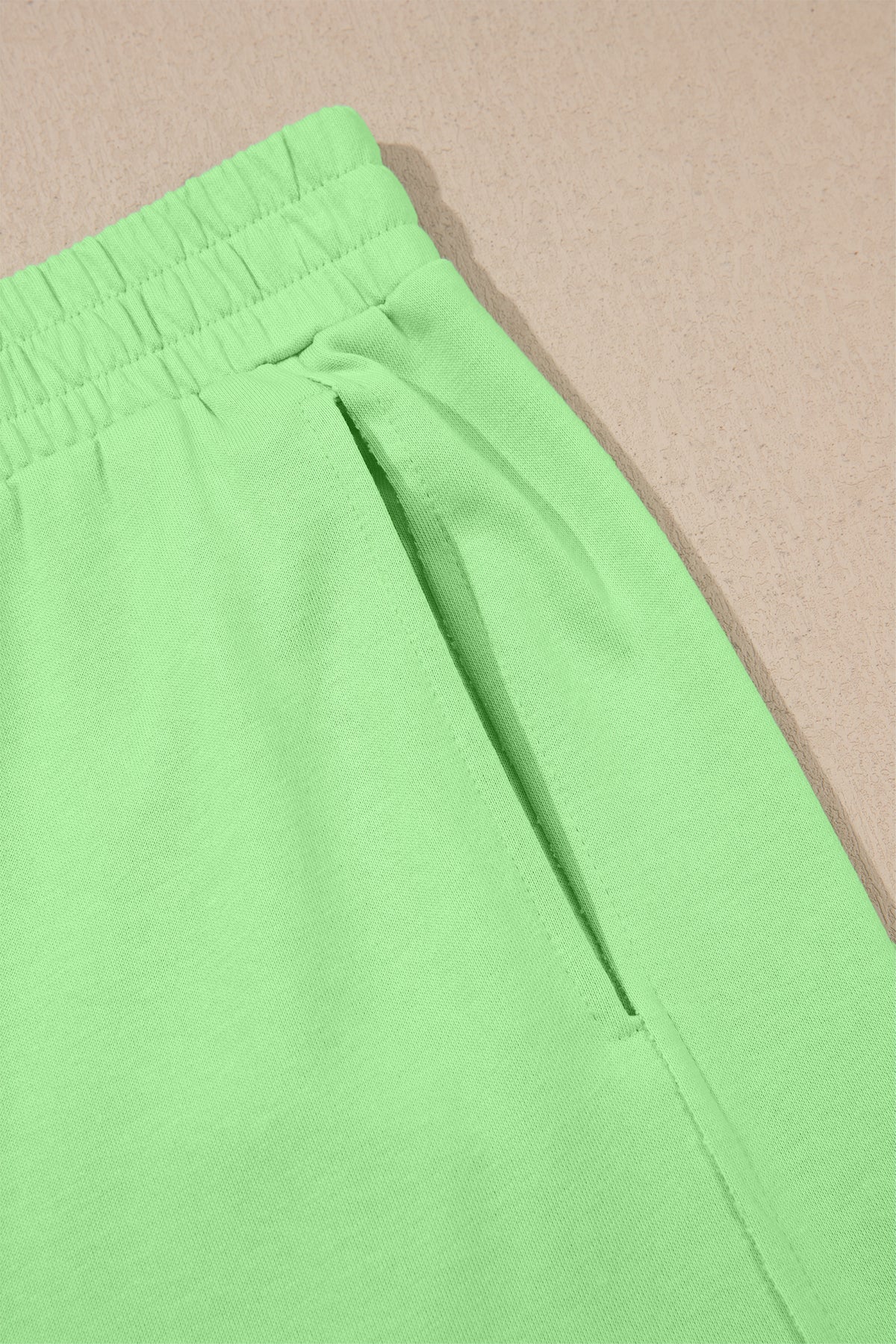 Sachet Pink Solid Cover Oversize Tee Pocketed Casual Pants 2pcs Outfit