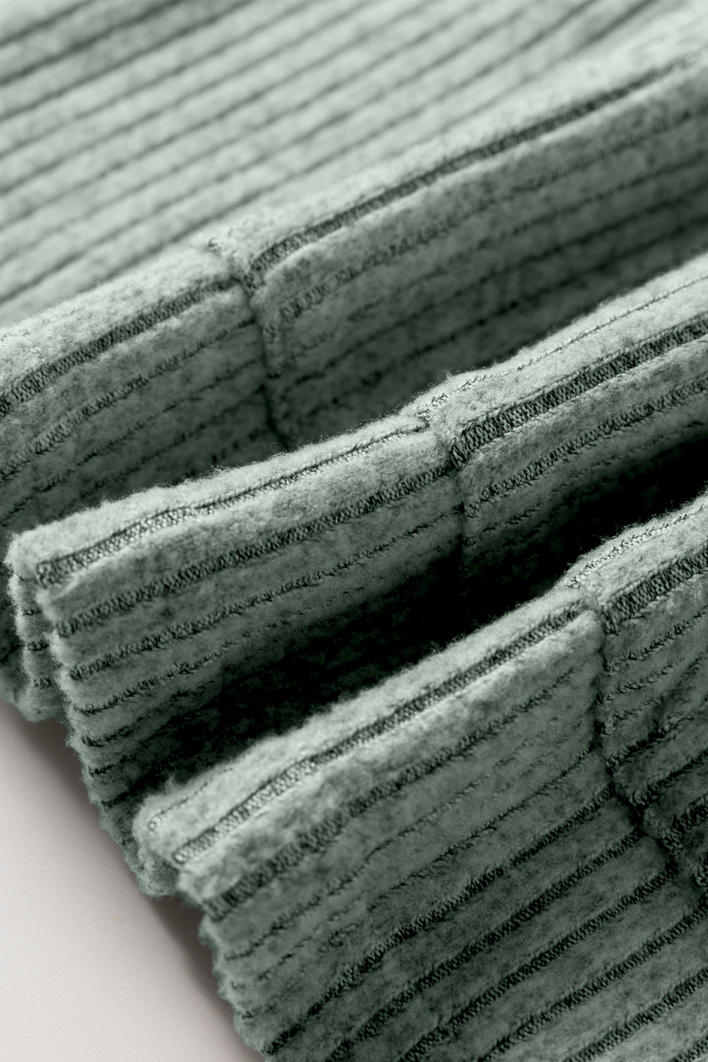 Simply Taupe Ribbed Texture Drop Shoulder Henley Knit Top